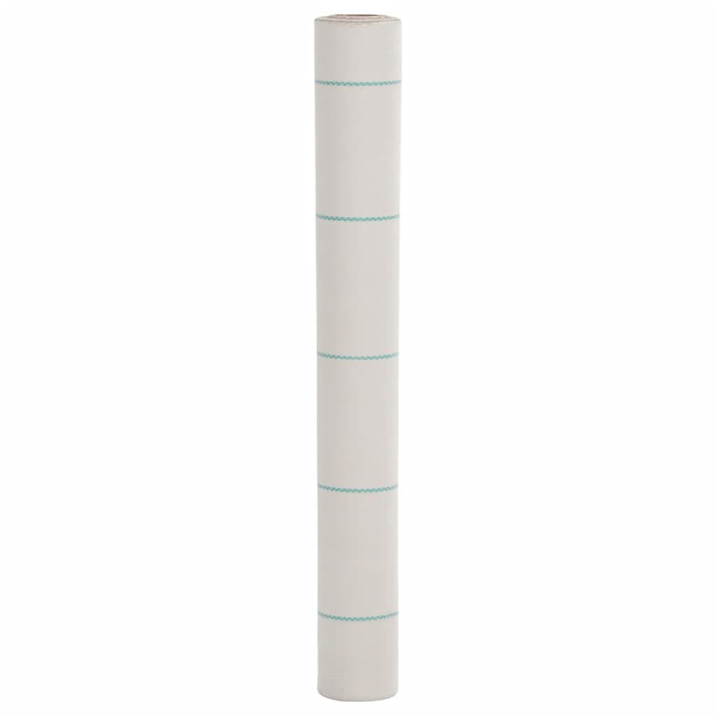 vidaXL Unkrautvlies Weiß 1x100 m PP