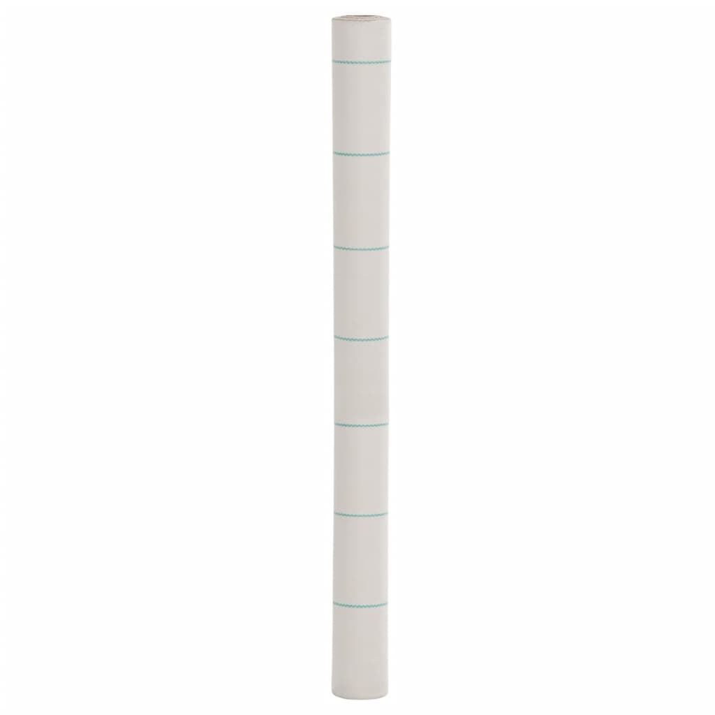 vidaXL Membrană antiburuieni, alb, 1,5x25 m, PP