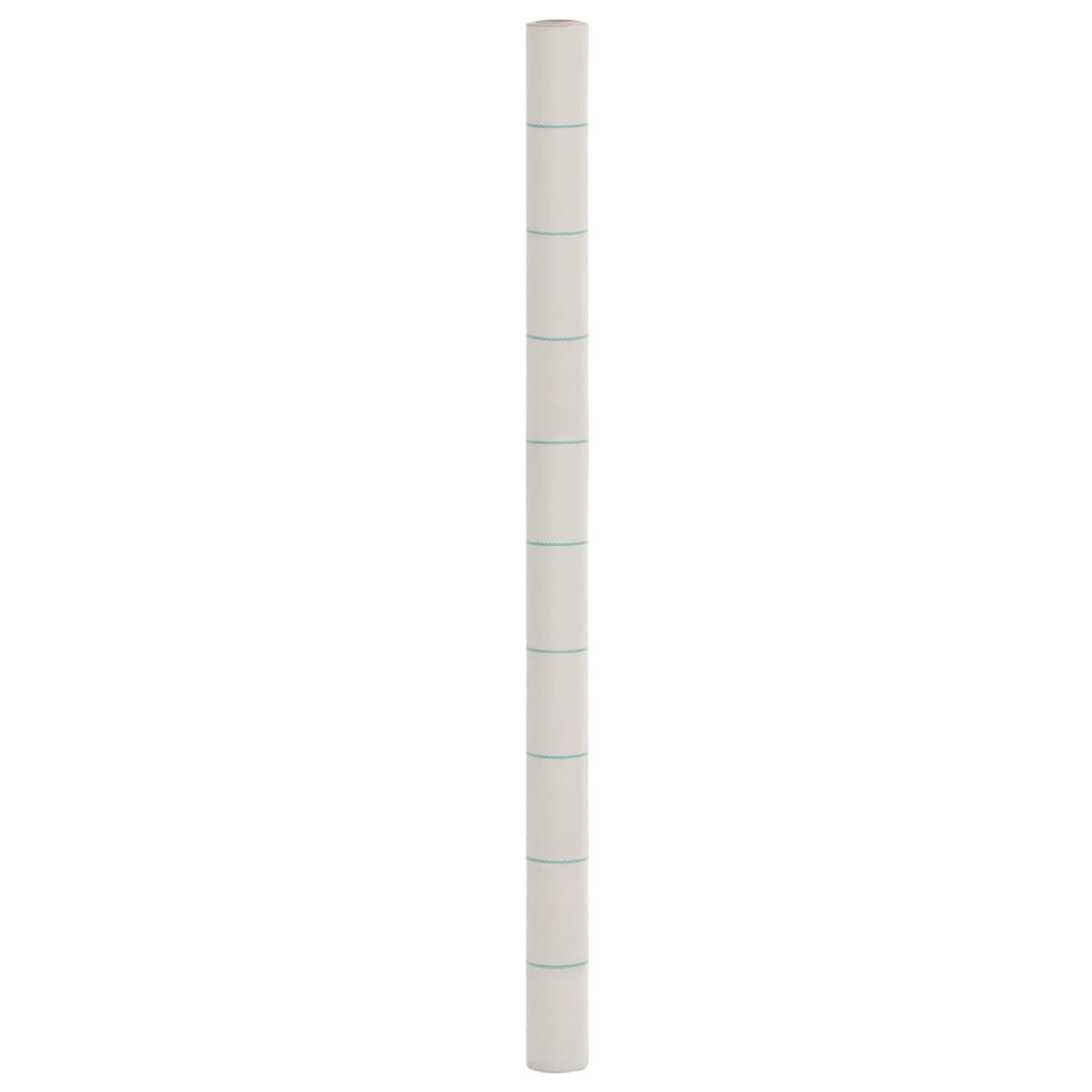 vidaXL Membrană antiburuieni, alb, 2x5 m, PP