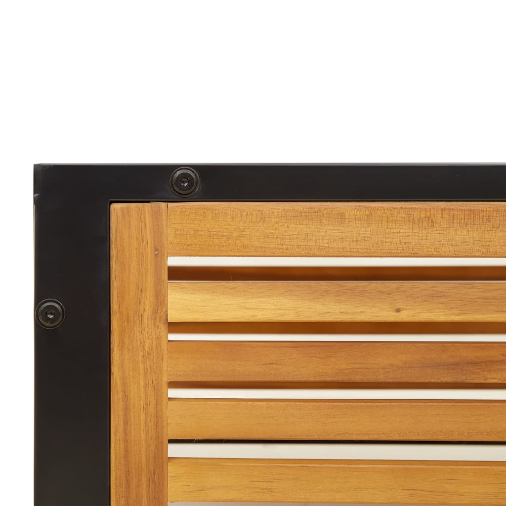 9-delige Loungeset met kussens massief acaciahout image 13