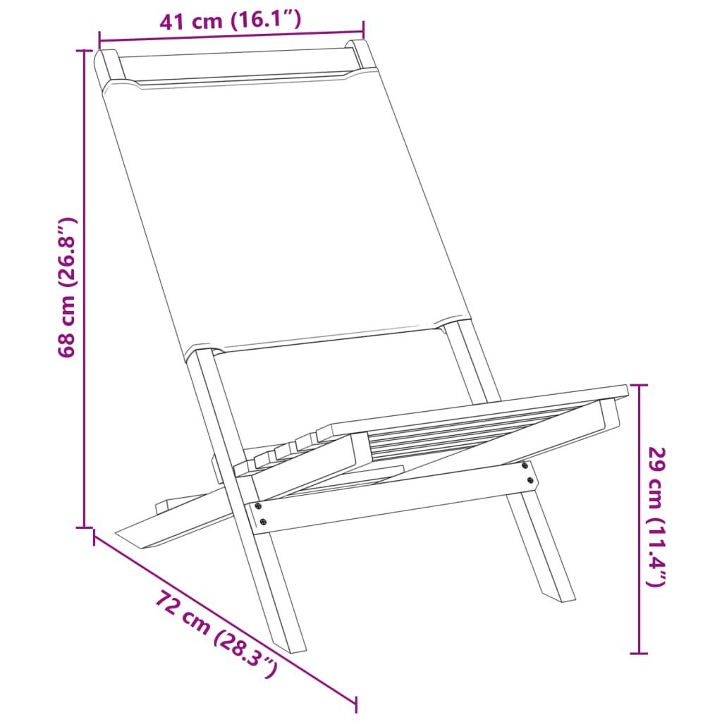 imagem de vidaXL Cadeiras jardim dobráveis 6pcs tecido/madeira cinza-acastanhado11