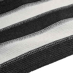 Stínicí tkanina antracitová a bílá 1,2 x 25 m HDPE 75 g/m² - obrázek 5