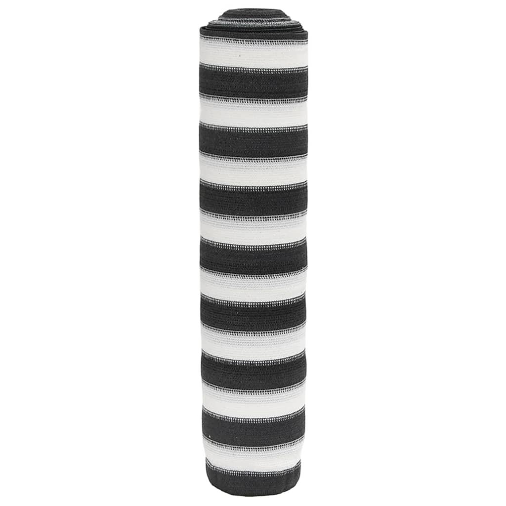 vidaXL Stínicí tkanina antracitová a bílá 1,5 x 50 m HDPE 75 g/m²