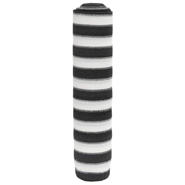 vidaXL privaatsusv&otilde;rk, antratsiit ja valge, 1,8 x 50 m, HDPE, 75 g/m&sup2;