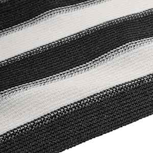 Stínicí tkanina antracitová a bílá 2 x 50 m HDPE 75 g/m² - obrázek 5