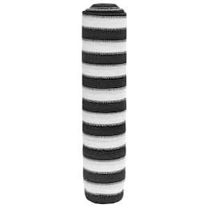 Stínicí tkanina antracitová a bílá 1,2 x 25 m HDPE 150 g/m² - obrázek 1