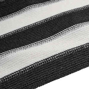Stínicí tkanina antracitová a bílá 1,2 x 25 m HDPE 150 g/m² - obrázek 5