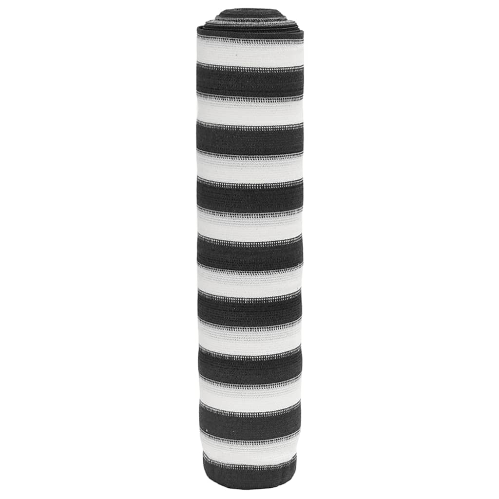 vidaXL Tieniaca sieť antracitovo-biela 1,5x50 m HDPE 150 g/m²