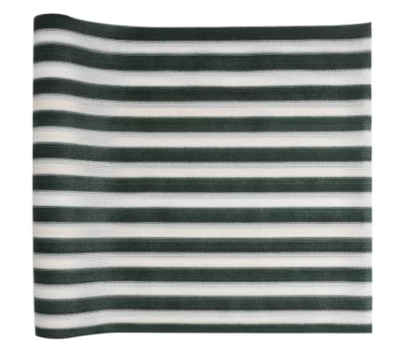 vidaXL Privacy Net Green and White 1x25 m HDPE 75 g/m&sup2;