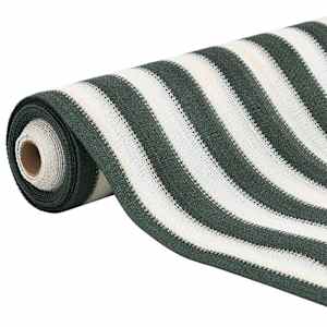 Stínící tkanina zelená a bílá 1,2 x 10 m HDPE 75 g/m² - obrázek 3