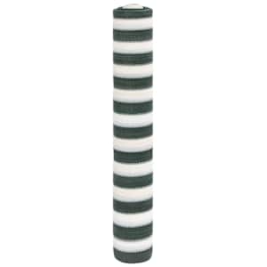 Stínící tkanina zelená a bílá 1,5 x 25 m HDPE 75 g/m² - obrázek 1
