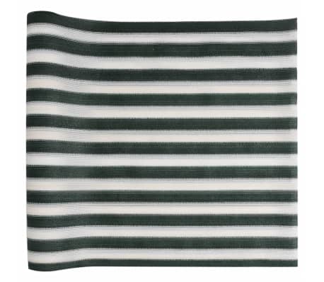 vidaXL Siatka cieniująca, zielono-biała, 1,8x10 m, HDPE, 75 g/m&sup2;