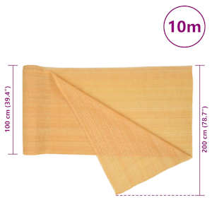 Stínící tkanina písková 2 x 10 m HDPE 150 g/m² - obrázek 8