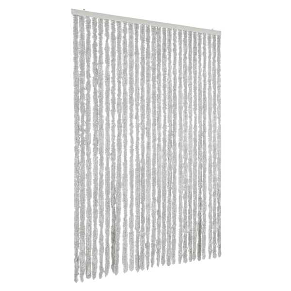 vidaXL putukakardin, hall, 118x220 cm, &scaron;enill