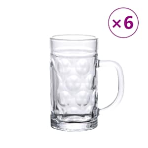 Pivní půllitry s uchem 6 ks 500 ml - obrázek 2