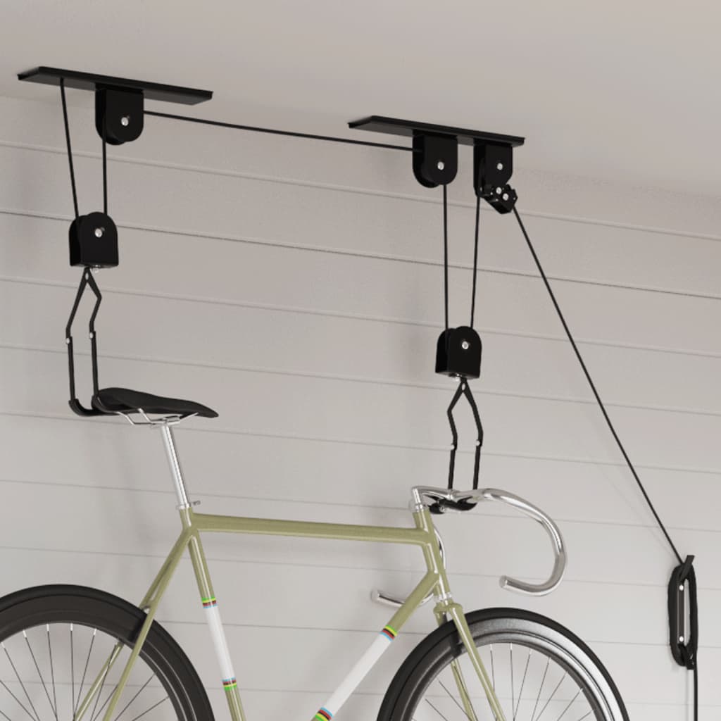 Dizalice za bicikl sa stropnim nosačem 2 kom 20 kg Bicikliranje Naručite namještaj na deko.hr
