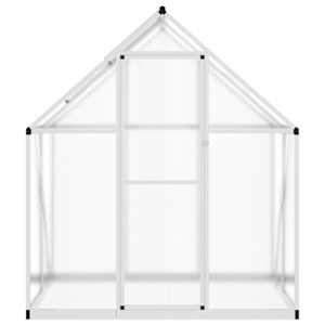 Skleník s podkladovým rámem stříbrný 169 x 114 x 195 cm hliník - obrázek 3