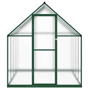 Skleník s podkladovým rámem zelený 224 x 169 x 195 cm hliník - obrázek 3