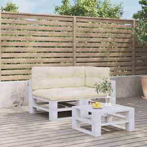 Blazine za palete 3 kosi krem blago