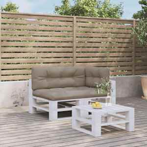 Blazine za palete 3 kosi taupe blago