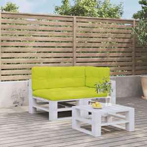 Blazine za kavč iz palet 3 kosi svetlo zelene