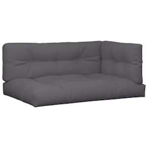 vidaXL euroaluse istmepadjad 5 tk, antratsiithall, kangas