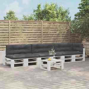 Blazine za palete 7 kosov črno blago