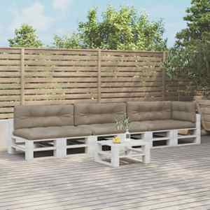 Blazine za palete 7 kosov taupe blago