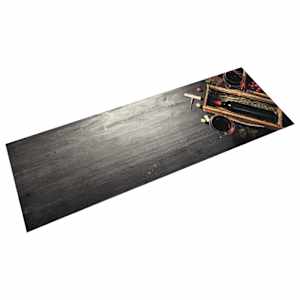Kuchyňský koberec omyvatelný Láhev vína 45 x 150 cm samet - obrázek 1