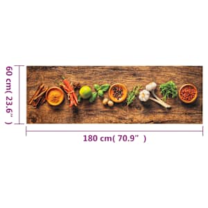 Kuchyňský koberec omyvatelný Koření 60 x 180 cm samet - obrázek 5