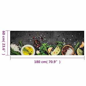 Kuchyňský koberec omyvatelný Koření 60 x 180 cm samet - obrázek 5