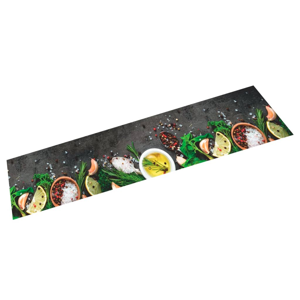 vidaXL Kuchyňský koberec omyvatelný Koření 60 x 300 cm samet