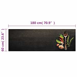 Kuchyňský koberec omyvatelný Koření 60 x 180 cm samet - obrázek 5