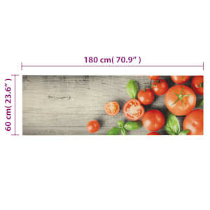 Kuchyňský koberec omyvatelný Rajčata 60 x 180 cm samet - obrázek 5