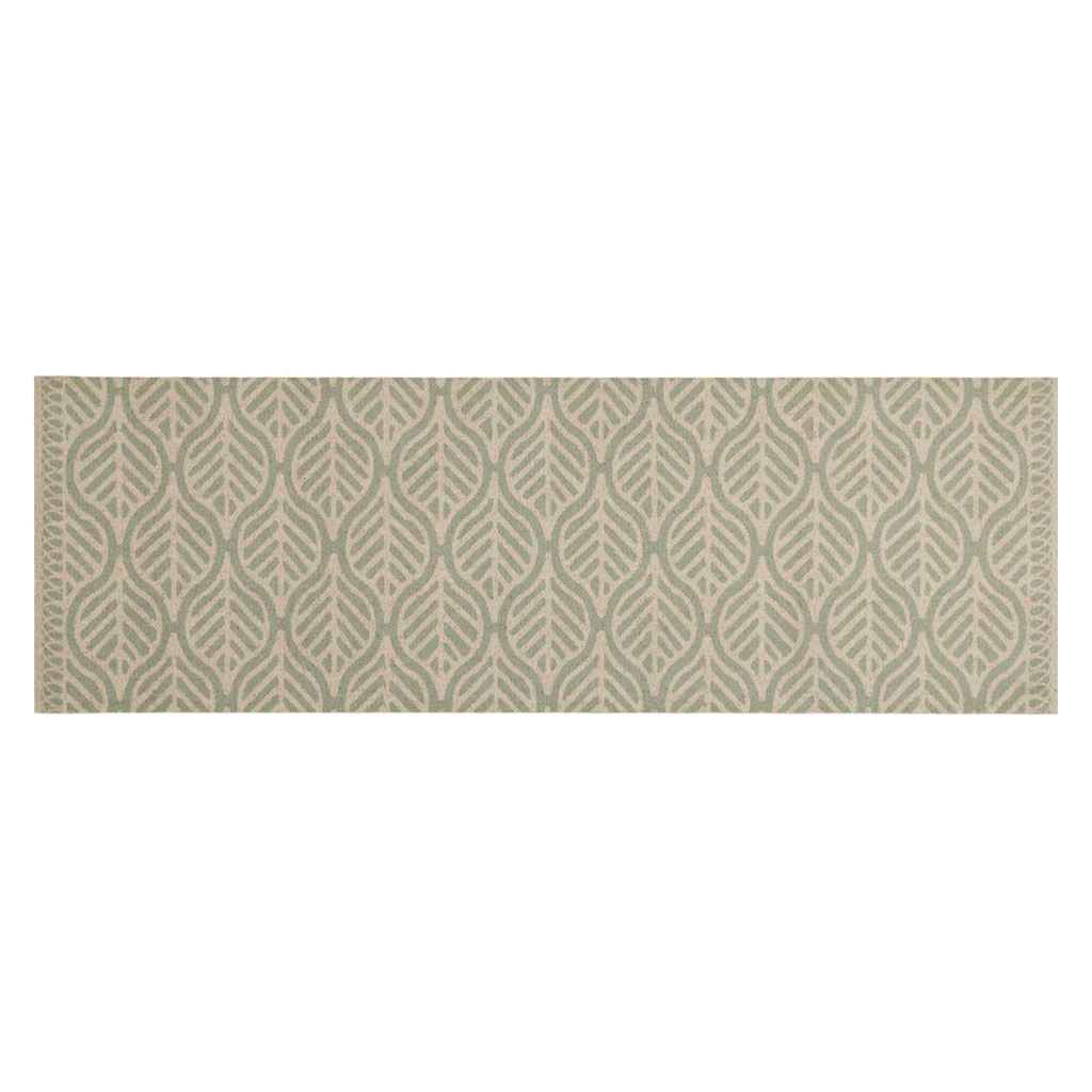 Thumbnail - vidaXL Küchenteppich Waschbar Blätter 60x180 cm Samt