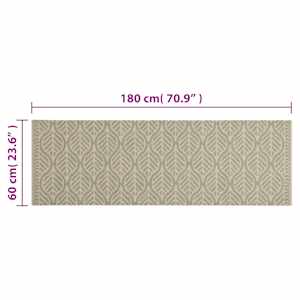Kuchyňský koberec omyvatelný Listy 60 x 180 cm samet - obrázek 5