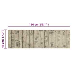 Kuchyňský koberec omyvatelný Plot 45 x 150 cm samet - obrázek 5