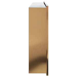 Nika do sprchového koutu broušená zlatá 62x32x9cm nerezová ocel - obrázek 5