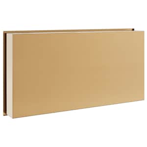 Nika do sprchového koutu broušená zlatá 62x32x9cm nerezová ocel - obrázek 6