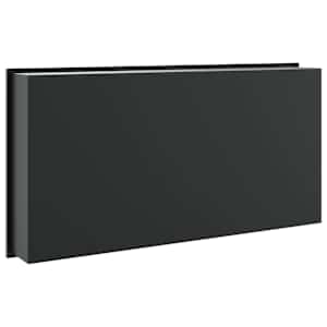 Nika do sprchového koutu matná černá 62x32x9 cm nerezová ocel - obrázek 6