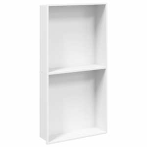 vidaXL s&uuml;vistatav du&scaron;iriiul, matt valge 32x62x9 cm roostevaba teras