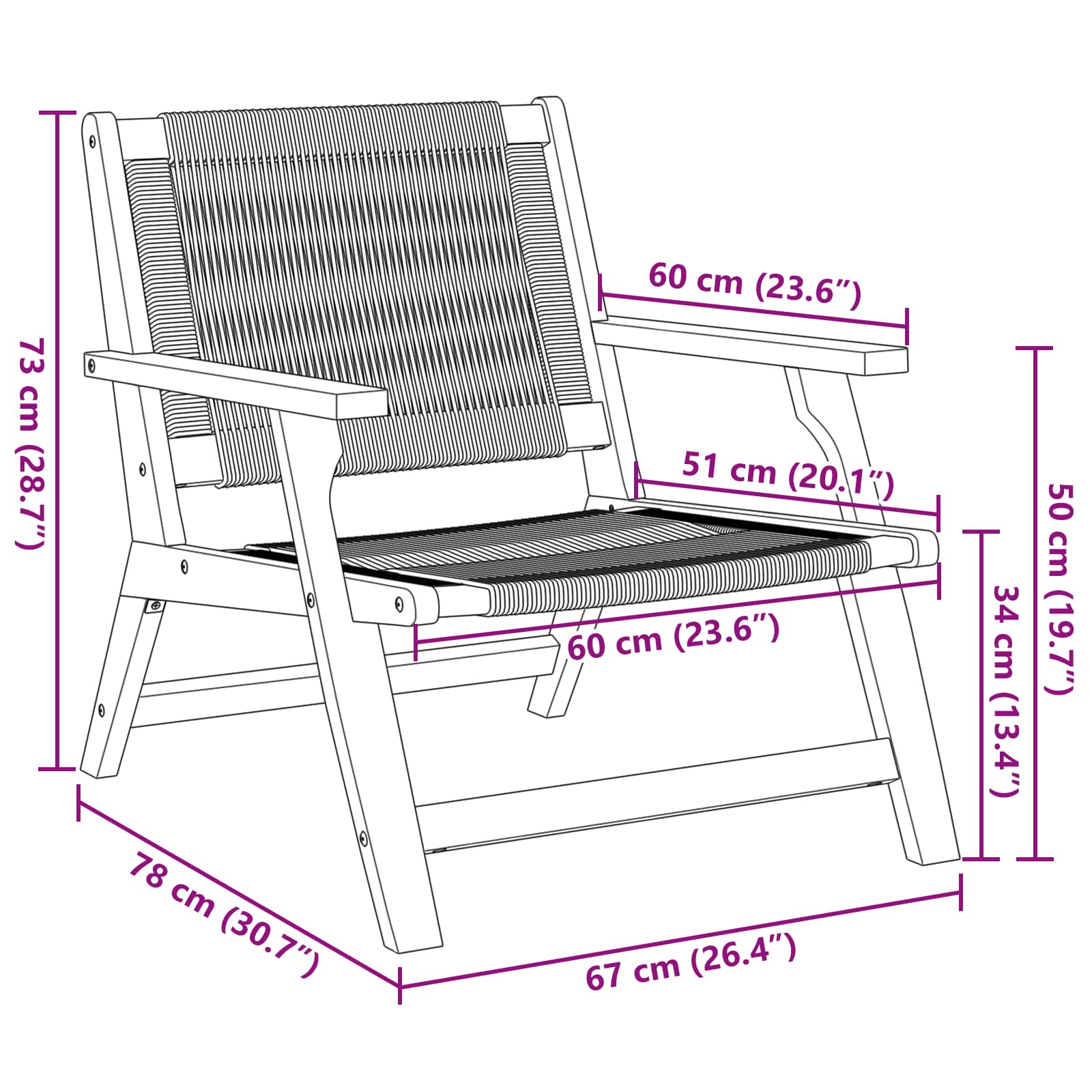 Tuinstoelen met Tafel 3 pcs Beige Massief Acaciahout image 10