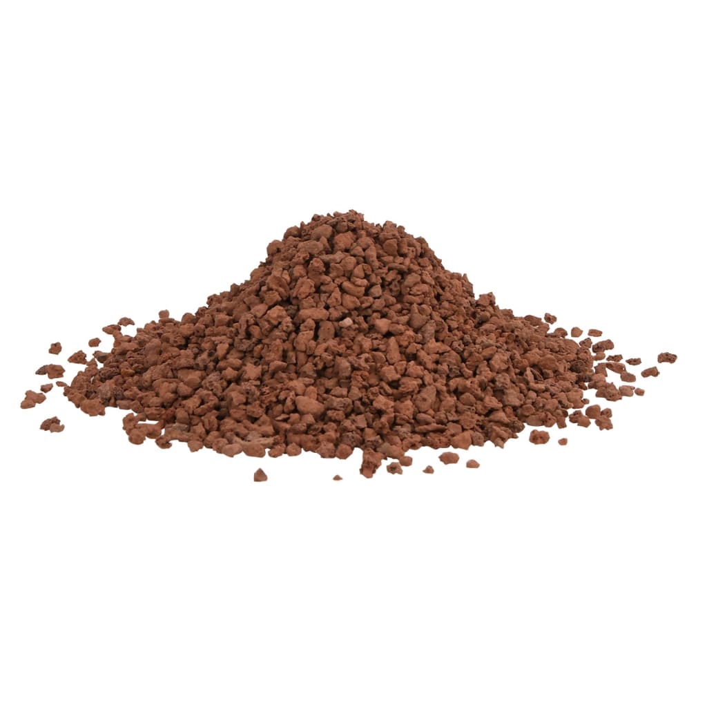 vidaXL Lavastenen 10 kg 5-8 mm rood afbeelding