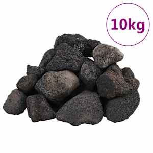 Sopečné kameny 10 kg černé 5–8 cm - obrázek 2