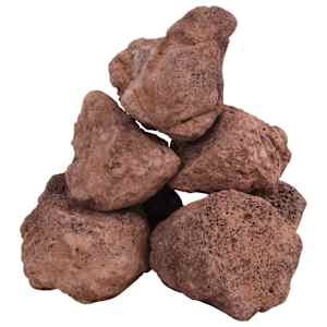 Sopečné kameny 10 kg červené 10–30 cm - obrázek 3