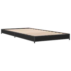 vidaXL Bed Frame without Mattress Black 100x200 cm