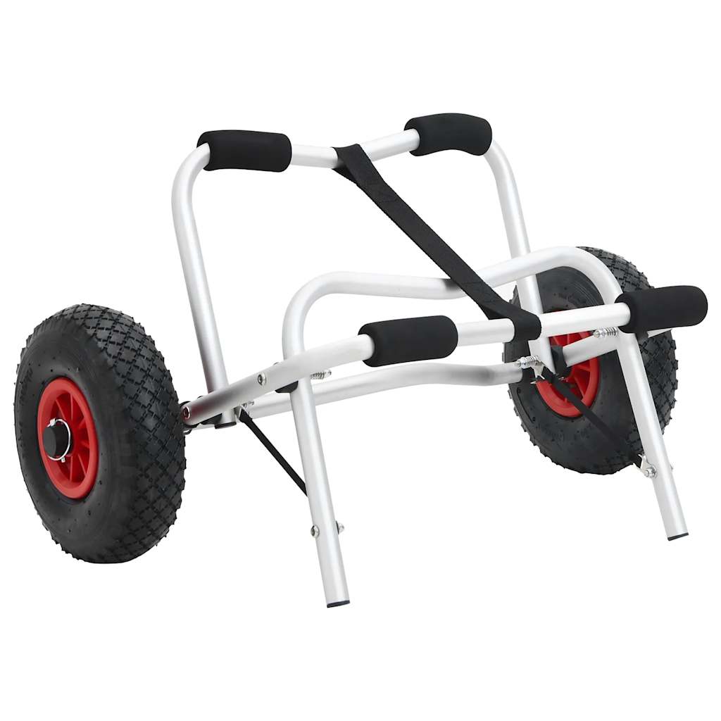 vidaXL Carucior de caiac pliabil, 45 kg, aluminiu