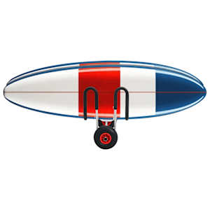 SUP vozík pro 2 surfy 90 kg hliník - obrázek 5