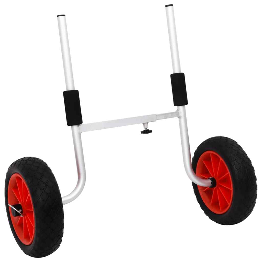 vidaXL Cărucior pentru caiac, 90 kg, aluminiu