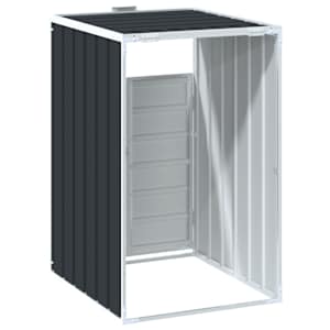 Box na 1 popelnici antracitový 72 x 81 x 115 cm ocel - obrázek 7